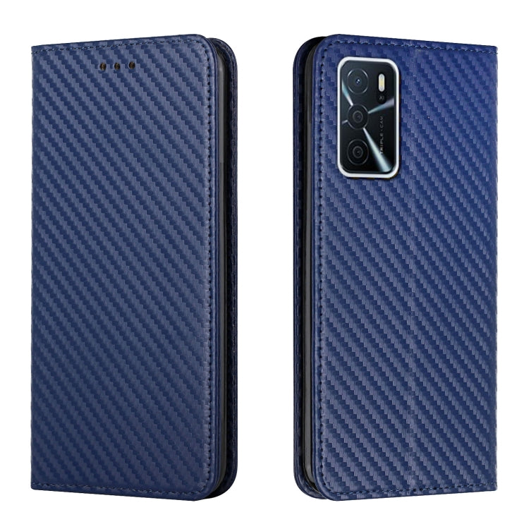 Custodia per telefono in pelle con supporto a vibrazione in fibra di carbonio, For Samsung Galaxy S22 5G, For Samsung Galaxy S22+ 5G, For OPPO A16, For vivo Y21