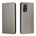 Custodia per telefono in pelle con supporto a vibrazione in fibra di carbonio, For Samsung Galaxy S22 5G, For Samsung Galaxy S22+ 5G, For OPPO A16, For vivo Y21