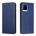 Custodia per telefono in pelle con supporto a vibrazione in fibra di carbonio, For Samsung Galaxy S22 5G, For Samsung Galaxy S22+ 5G, For OPPO A16, For vivo Y21