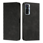 Custodia per telefono in pelle magnetica con giunzione a diamante, For Tecno Camon 17P / 17 Pro, For Tecno Camon 18P / 18, For Tecno Camon 18 Premier, For Tecno POP 5 LTE