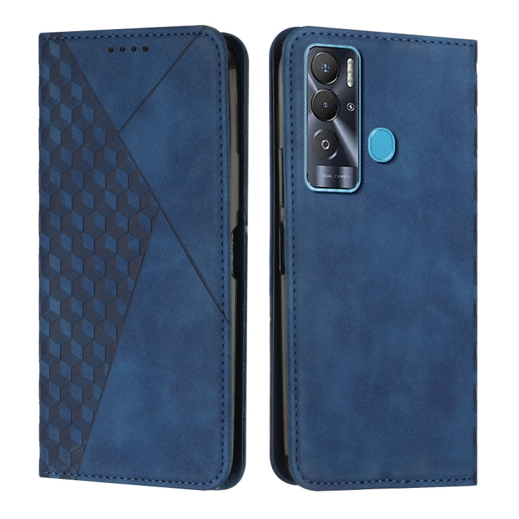 Custodia per telefono in pelle magnetica con giunzione a diamante, For Tecno Pova 2, For Tecno Pova Neo, For Tecno Spark 7, For Tecno Spark 8P