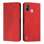 Custodia per telefono in pelle magnetica con giunzione a diamante, For Tecno Spark Go 2020 & 2021 / 6 Go, For Samsung Galaxy A23