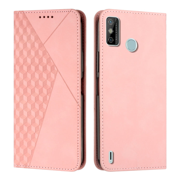 Custodia per telefono in pelle magnetica con giunzione a diamante, For Tecno Spark Go 2020 & 2021 / 6 Go, For Samsung Galaxy A23