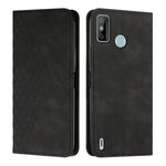Custodia per telefono in pelle magnetica con giunzione a diamante, For Tecno Spark Go 2020 & 2021 / 6 Go, For Samsung Galaxy A23