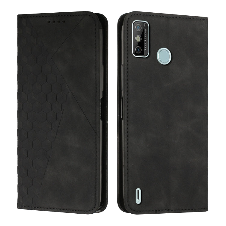Custodia per telefono in pelle magnetica con giunzione a diamante, For Tecno Spark Go 2020 & 2021 / 6 Go, For Samsung Galaxy A23