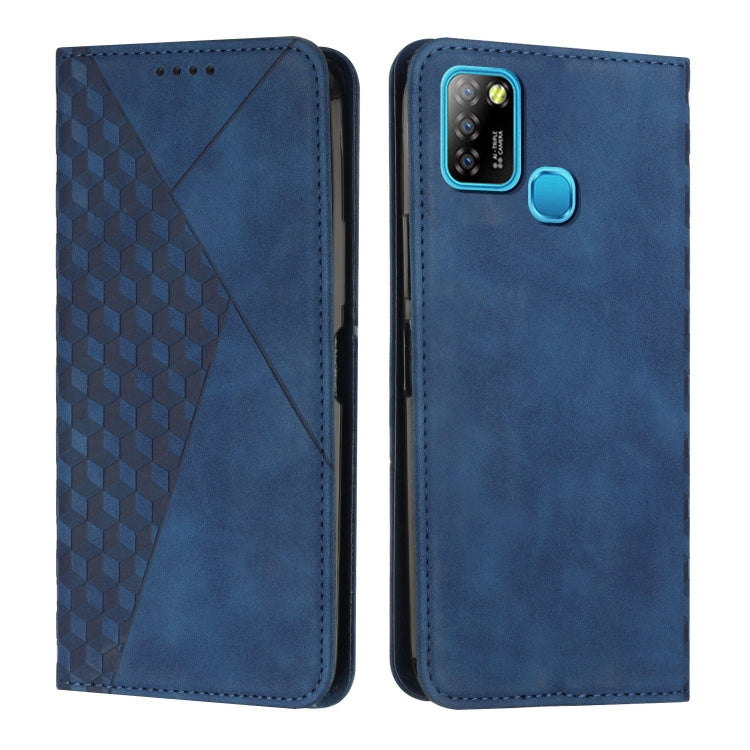 Custodia per telefono in pelle magnetica con giunzione a diamante, For Infinix Hot 10 Lite / Smart 5 2020, For Infinix Hot 10i, For Infinix Hot 11, For Infinix Hot 11 Play/10 Play/Smart 5 2021