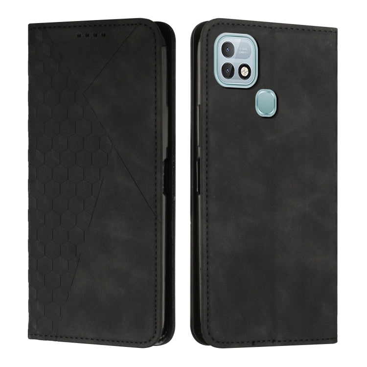 Custodia per telefono in pelle magnetica con giunzione a diamante, For Infinix Hot 10 Lite / Smart 5 2020, For Infinix Hot 10i, For Infinix Hot 11, For Infinix Hot 11 Play/10 Play/Smart 5 2021