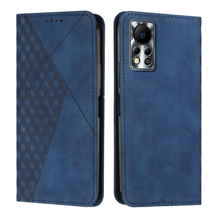 Custodia per telefono in pelle magnetica con giunzione a diamante, For Infinix Hot 11S, For Infinix Hot 11S NFC, For Infinix Hot 10S / 10T / 10S NFC, For Infinix Note 11