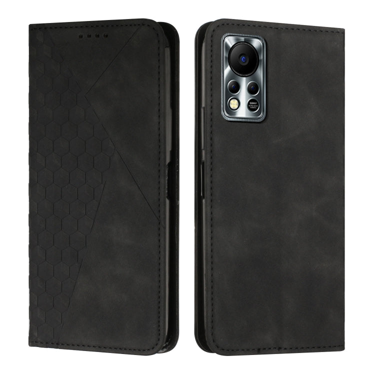 Custodia per telefono in pelle magnetica con giunzione a diamante, For Infinix Hot 11S, For Infinix Hot 11S NFC, For Infinix Hot 10S / 10T / 10S NFC, For Infinix Note 11
