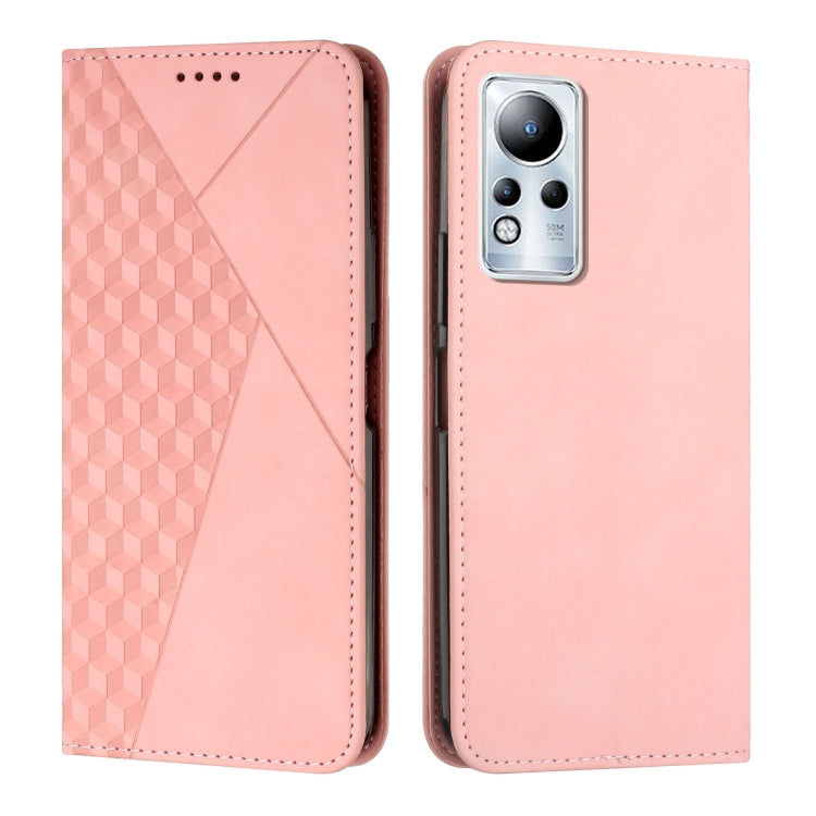 Custodia per telefono in pelle magnetica con giunzione a diamante, For Infinix Hot 11S, For Infinix Hot 11S NFC, For Infinix Hot 10S / 10T / 10S NFC, For Infinix Note 11