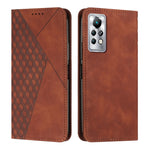 Custodia per telefono in pelle magnetica con giunzione a diamante, For Infinix Note 11 Pro / 11S