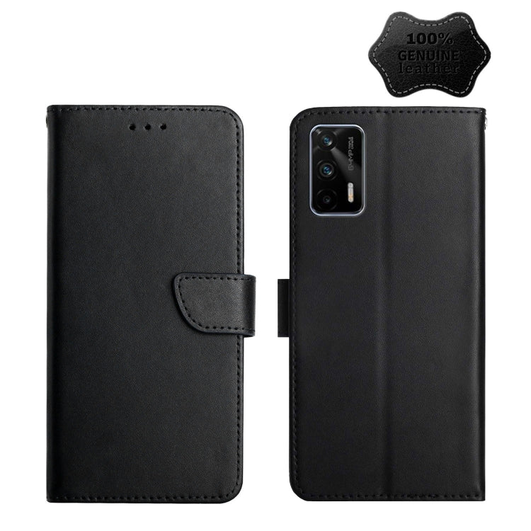 Custodia per telefono flip orizzontale in vera pelle a prova di impronte digitali, For OPPO Realme C31, For OPPO Realme C35, For OPPO Realme GT, For OPPO Realme GT Master