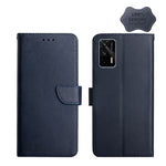 Custodia per telefono flip orizzontale in vera pelle a prova di impronte digitali, For OPPO Realme C31, For OPPO Realme C35, For OPPO Realme GT, For OPPO Realme GT Master