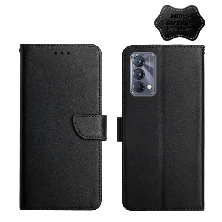 Custodia per telefono flip orizzontale in vera pelle a prova di impronte digitali, For OPPO Realme C31, For OPPO Realme C35, For OPPO Realme GT, For OPPO Realme GT Master