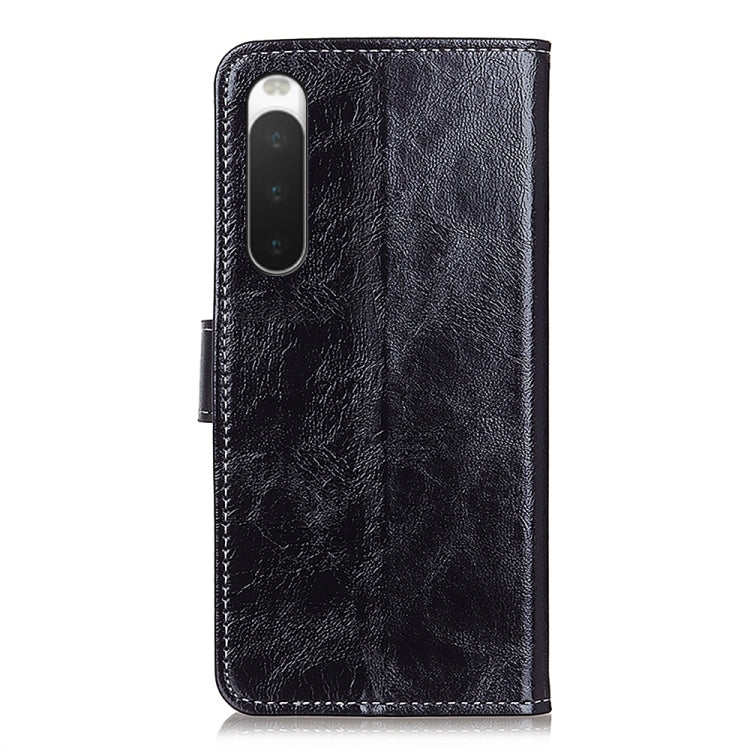 Custodia per cellulare in pelle a vibrazione orizzontale con struttura retrò Crazy Horse, For Sony Xperia 10 IV, For Sony Xperia 1 IV, For vivo Y75 5G / Y55 5G, For Xiaomi Redmi Note 11E
