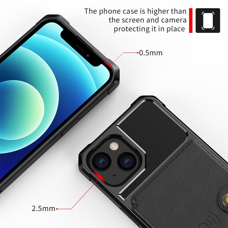 Custodia portafoglio in pelle per iPhone 13 Pro Max