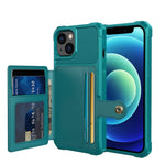 Custodia portafoglio in pelle per iPhone 13 Pro Max