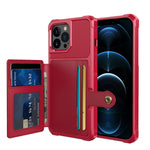 Custodia portafoglio in pelle per iPhone 13 Pro Max