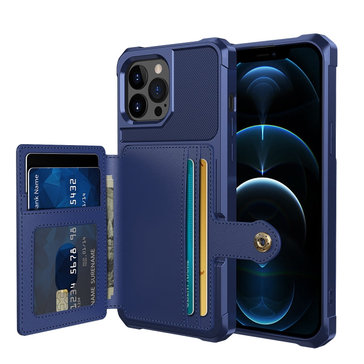 Custodia portafoglio in pelle per iPhone 13 Pro Max