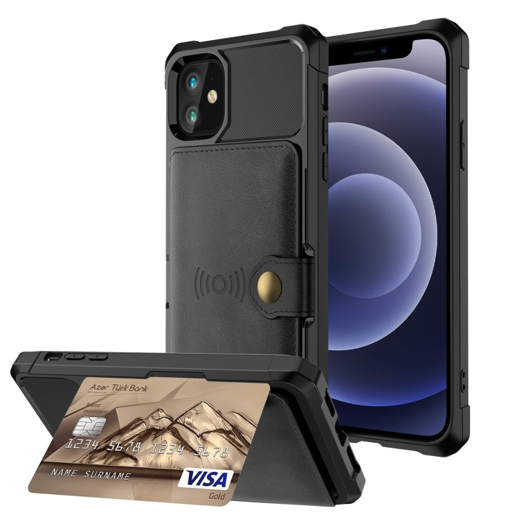 Custodia in pelle per portafoglio magnetico, For iPhone 12 mini, For iPhone 12 / 12 Pro, For iPhone 12 Pro Max, For iPhone 11