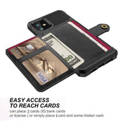 Custodia in pelle per portafoglio magnetico, For iPhone 12 mini, For iPhone 12 / 12 Pro, For iPhone 12 Pro Max, For iPhone 11