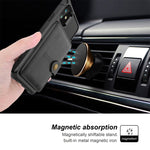Custodia portafoglio in pelle magnetica per iPhone 12 e 11