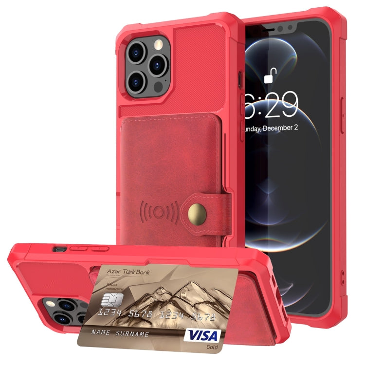 Custodia portafoglio in pelle magnetica per iPhone 12 e 11