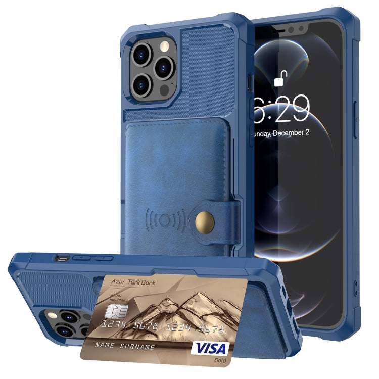 Custodia portafoglio in pelle magnetica per iPhone 12 e 11