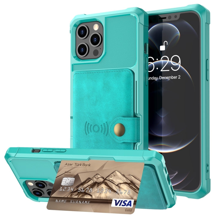 Custodia portafoglio in pelle magnetica per iPhone 12 e 11