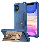 Custodia portafoglio in pelle magnetica per iPhone 12 e 11
