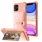 Custodia portafoglio in pelle magnetica per iPhone 12 e 11