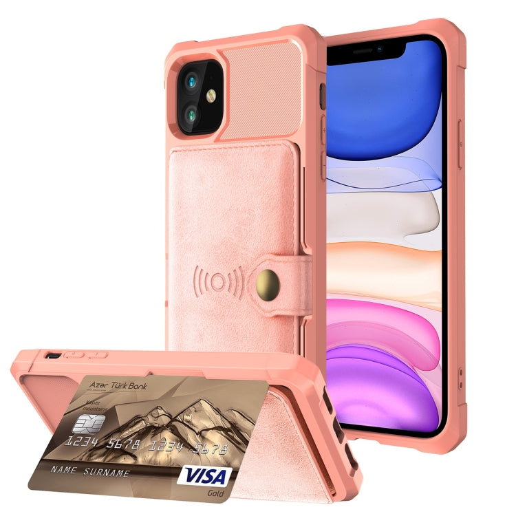 Custodia portafoglio in pelle magnetica per iPhone 12 e 11
