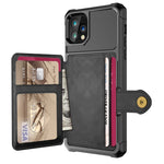 Custodia portafoglio in pelle per iPhone 11 Pro Max