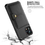 Custodia portafoglio in pelle per iPhone 11 Pro Max