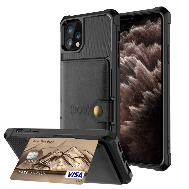 Custodia portafoglio in pelle per iPhone 11 Pro Max