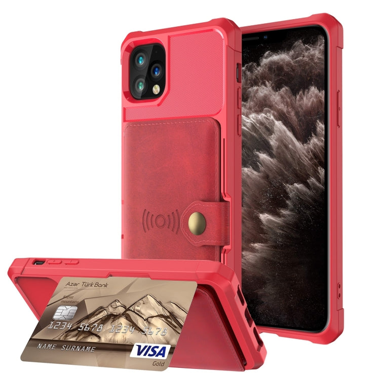 Custodia portafoglio in pelle per iPhone 11 Pro Max