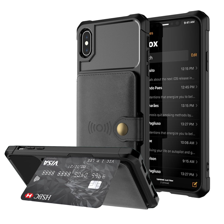 Custodia in pelle per portafoglio magnetico, For iPhone XS Max, For iPhone SE 2022 / 2020 / 7 / 8, For iPhone 8 Plus / 7 Plus / 6 Plus