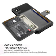 Custodia in pelle per portafoglio magnetico, For iPhone XS Max, For iPhone SE 2022 / 2020 / 7 / 8, For iPhone 8 Plus / 7 Plus / 6 Plus