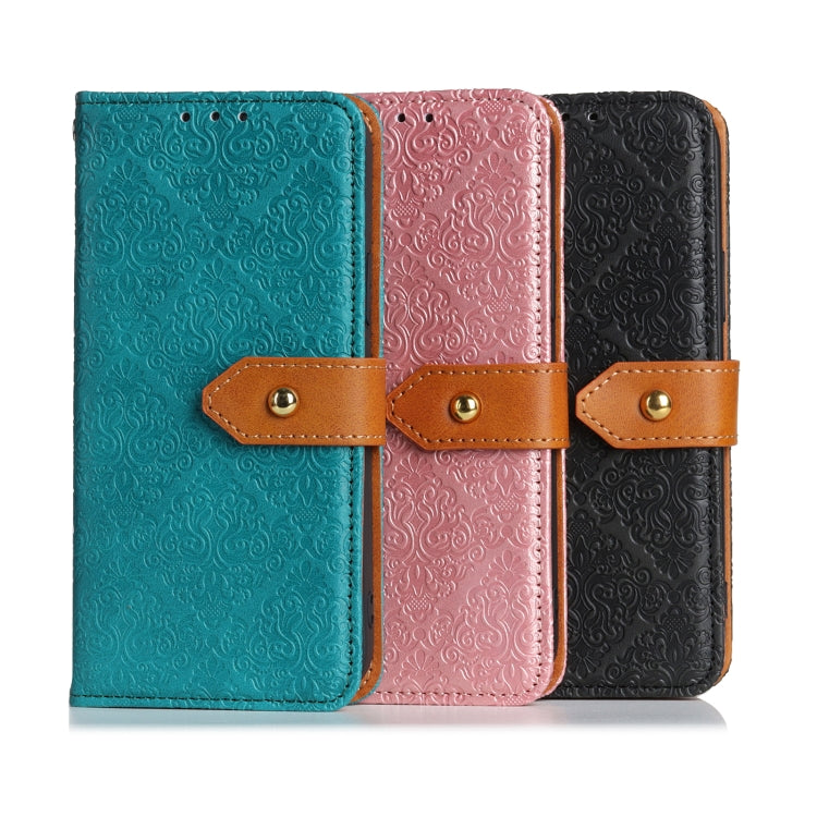 Custodia per telefono in pelle goffrata floreale europea, For Sony Xperia 10 IV, For Sony Xperia 1 IV, For vivo Y75 5G / Y55 5G, For Xiaomi Redmi Note 11E