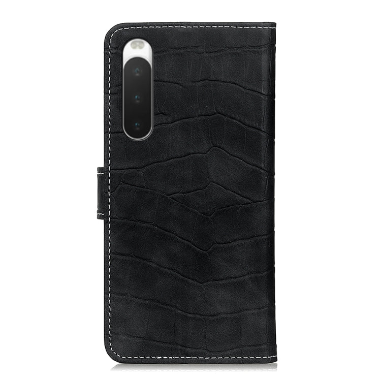 Custodia per cellulare in pelle a vibrazione orizzontale con struttura in coccodrillo, For Sony Xperia 10 IV, For Sony Xperia 1 IV, For vivo Y75 5G / Y55 5G, For Xiaomi Redmi Note 11E