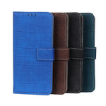 Custodia per cellulare in pelle a vibrazione orizzontale con struttura in coccodrillo, For Sony Xperia 10 IV, For Sony Xperia 1 IV, For vivo Y75 5G / Y55 5G, For Xiaomi Redmi Note 11E