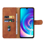 Custodia per telefono in pelle con vibrazione magnetica Skin Feel, For TCL 30 5G/30+ 5G, For TCL 30 SE, For vivo Y76 5G/Y76S 5G/Y74S, For Wiko Y52