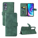 Custodia per telefono in pelle con vibrazione magnetica Skin Feel, For TCL 30 5G/30+ 5G, For TCL 30 SE, For vivo Y76 5G/Y76S 5G/Y74S, For Wiko Y52
