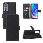 Custodia per telefono in pelle con vibrazione magnetica Skin Feel, For TCL 30 5G/30+ 5G, For TCL 30 SE, For vivo Y76 5G/Y76S 5G/Y74S, For Wiko Y52