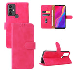 Custodia per telefono in pelle con vibrazione magnetica Skin Feel, For TCL 30 5G/30+ 5G, For TCL 30 SE, For vivo Y76 5G/Y76S 5G/Y74S, For Wiko Y52