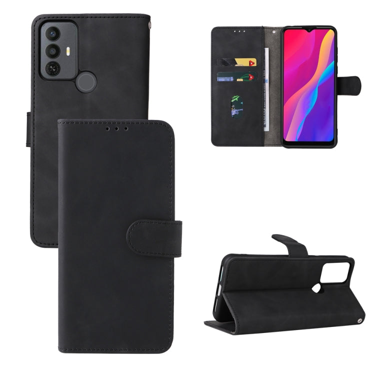 Custodia per telefono in pelle con vibrazione magnetica Skin Feel, For TCL 30 5G/30+ 5G, For TCL 30 SE, For vivo Y76 5G/Y76S 5G/Y74S, For Wiko Y52