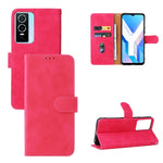 Custodia per telefono in pelle con vibrazione magnetica Skin Feel, For TCL 30 5G/30+ 5G, For TCL 30 SE, For vivo Y76 5G/Y76S 5G/Y74S, For Wiko Y52