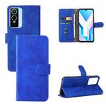 Custodia per telefono in pelle con vibrazione magnetica Skin Feel, For TCL 30 5G/30+ 5G, For TCL 30 SE, For vivo Y76 5G/Y76S 5G/Y74S, For Wiko Y52