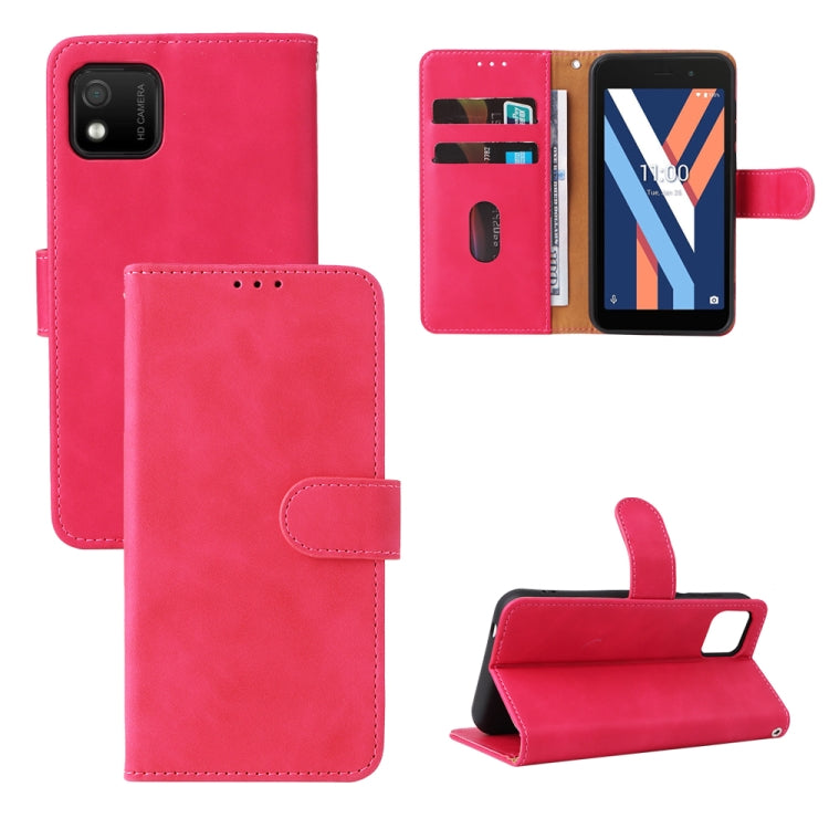 Custodia per telefono in pelle con vibrazione magnetica Skin Feel, For TCL 30 5G/30+ 5G, For TCL 30 SE, For vivo Y76 5G/Y76S 5G/Y74S, For Wiko Y52