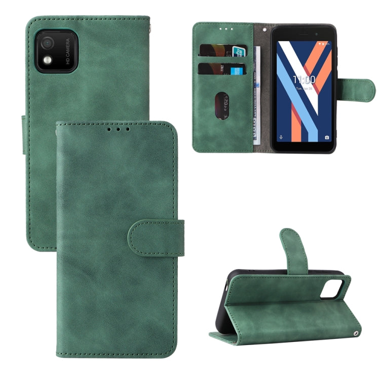 Custodia per telefono in pelle con vibrazione magnetica Skin Feel, For TCL 30 5G/30+ 5G, For TCL 30 SE, For vivo Y76 5G/Y76S 5G/Y74S, For Wiko Y52